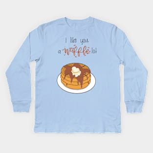 Waffle Love Kids Long Sleeve T-Shirt